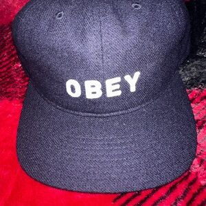 Obey Dark Blue Strapback NWT hat